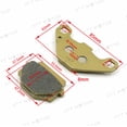 thumbnail image 5 of HTTMT Disc Brake Pad Set For CAGIVA CFMOTO GOGORO KAWASAKI KTM MAICO POLARIS SUZUKI TAMAHA -FA067, 5 of 7