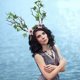 thumbnail image 2 of Tree Branches Headband Simulated Flower Headband Decorative Party Cosplay Headband Hair Decor, 2 of 3