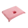 thumbnail image 1 of Toal con orificio de cara de cama de salón cosmético SPA de Rosado Zulema Cubierta de sábana de salón, 1 of 7