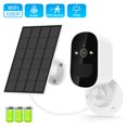thumbnail image 1 of Cámara de seguridad CCTV inalámbrica con energía Solar, videocámara IP de Audio Full HD 1080P para exteriores con batería recargable de 6000mAh, 1 of 3