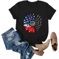 thumbnail image 5 of HEILAU 4th of July Shirts for Women Independence Day American Flag Graphic Tees Patriotic 2025 T Shirt Short Sleeve Loose Summer Tops, 5 of 9