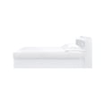 thumbnail image 5 of Benjara Queen Bed with 6 Under Compartments and Storage Headboard- White, 5 of 6