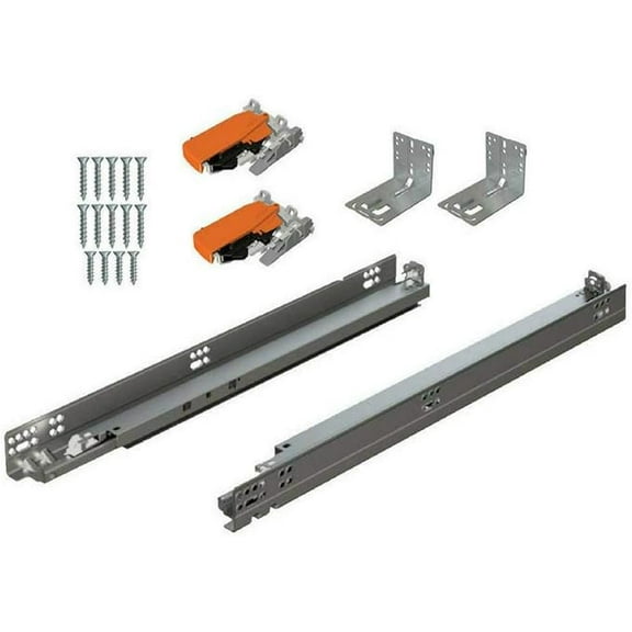 Bundle - BLUM Tandem Set Drawer Slides Plus Blumotion Complete Kit. with Runners