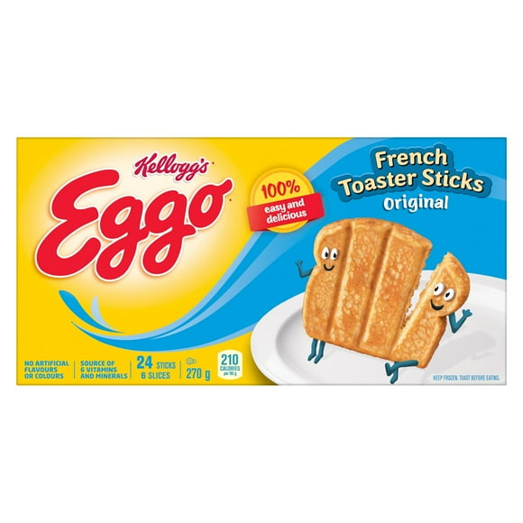 Kellogg’s Eggo, French Toaster Sticks Original, 270g, Eggo French Toaster Sticks