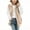 Khaki, variant on KAUOD Teen Girls Zip up Fleece Hoodies Fuzzy Soft Oversized Hooded Jackets Kids Plush Warm Fall Sweatshirts with Pockets