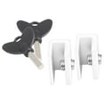 thumbnail image 4 of de seguridad para ventana corrediza de 2 con llaves Mano de obra exquisita Durable Llave ordinaria de 10 mm Zulema Cerraduras de ventana, 4 of 8