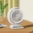thumbnail image 4 of Ganfancp Ventilador Circulante de Sobremesa Ventilador Rotativo de Sobremesa Hogar y Oficina Carga Usb Gran Iluminación de Energía Eólica Ventilador Pequeño Ofertas de La Semana 1X Ventilador, 4 of 4