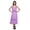 Medium Purple, variant on Moomaya Solid Women Sleeveless Long Adjustable Shoulder Strap Dress With Lace