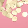 thumbnail image 2 of WHAMVOX 28Set Golden Confetti Tissue Paper For Engagement Decorations And Wedding Tables 1.50X1.50In, 2 of 8
