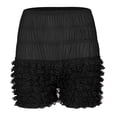 thumbnail image 4 of XIAONU Lace Ruffled Shorts for Women Elastic Waist Casual Bottoms, 4 of 4