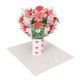 thumbnail image 2 of Tarjeta de ramo de flores de papel artesanal, bellamente grabada, doblada repetidamente, tarjetas de felicitación 3D para el Día de San Valentín, 2 of 14