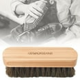 thumbnail image 4 of Horsehair Detailing Brush,Wooden Handle Cleaning Tool,Gentle Polishing & Dusting Accessory, 4 of 9