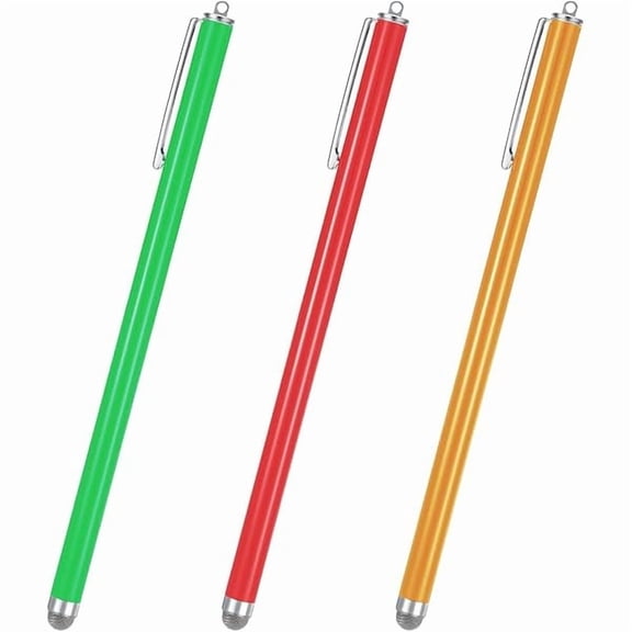 xzyuan 3 Pcs Stylus Pens for Touch Screens, Universal Stylus Pen High Sensitivity Touchscreen Pen Large Stylus Pen Compatible with Phone Tablets(Black Silver Blue)