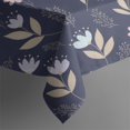 thumbnail image 5 of Pioneer Flower Floral Print Pattern Square Tablecloth, Waterproof Wipeable Spillproof Washable Table Cover for Home Kitchen Party Decor, 42"x42", 5 of 6