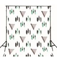 thumbnail image 1 of BSDHOME Polyester 5x7ft Simple Vert en Fond Blanc de Photographie de Noël pour les Enfants, 1 of 2