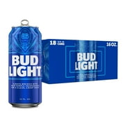 Bud Light American Light Lager Beer 18 Pack 16 fl oz Aluminum Cans 4.2% ABV