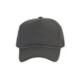 thumbnail image 2 of Top Headwear Men's Blank Rope Trucker Foam Mesh Plain Dark Grey, 2 of 2