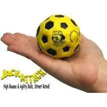 Xtreme High Bounce Rubber Ball “Street Rated” By Jack Attack (Yellow)