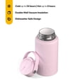thumbnail image 2 of RTIC 16 oz Ceramic Lined Insulated Outback Water Bottle, Leak Resistant, Pale Pink, 2 of 8