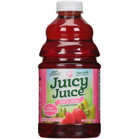 Kiwi Juice - Juicy Juice 100% Juice, Kiwi Strawberry, 48 Fl Oz, 1 Count