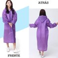 thumbnail image 2 of 2 piezas Capa Impermeable Para Lluvia Portatil Gabardina Para Adulto Poncho de Lluvia Reutilizable de EVA Duradero con Capucha Chaquetas Lluvia para Viajes y Exteriores Hombre Mujer, 2 of 6