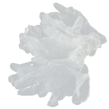 

25 Pair One Box Disposable Gloves Transparent Household Protective Gloves Gloves for Nail Beauty (Size M)