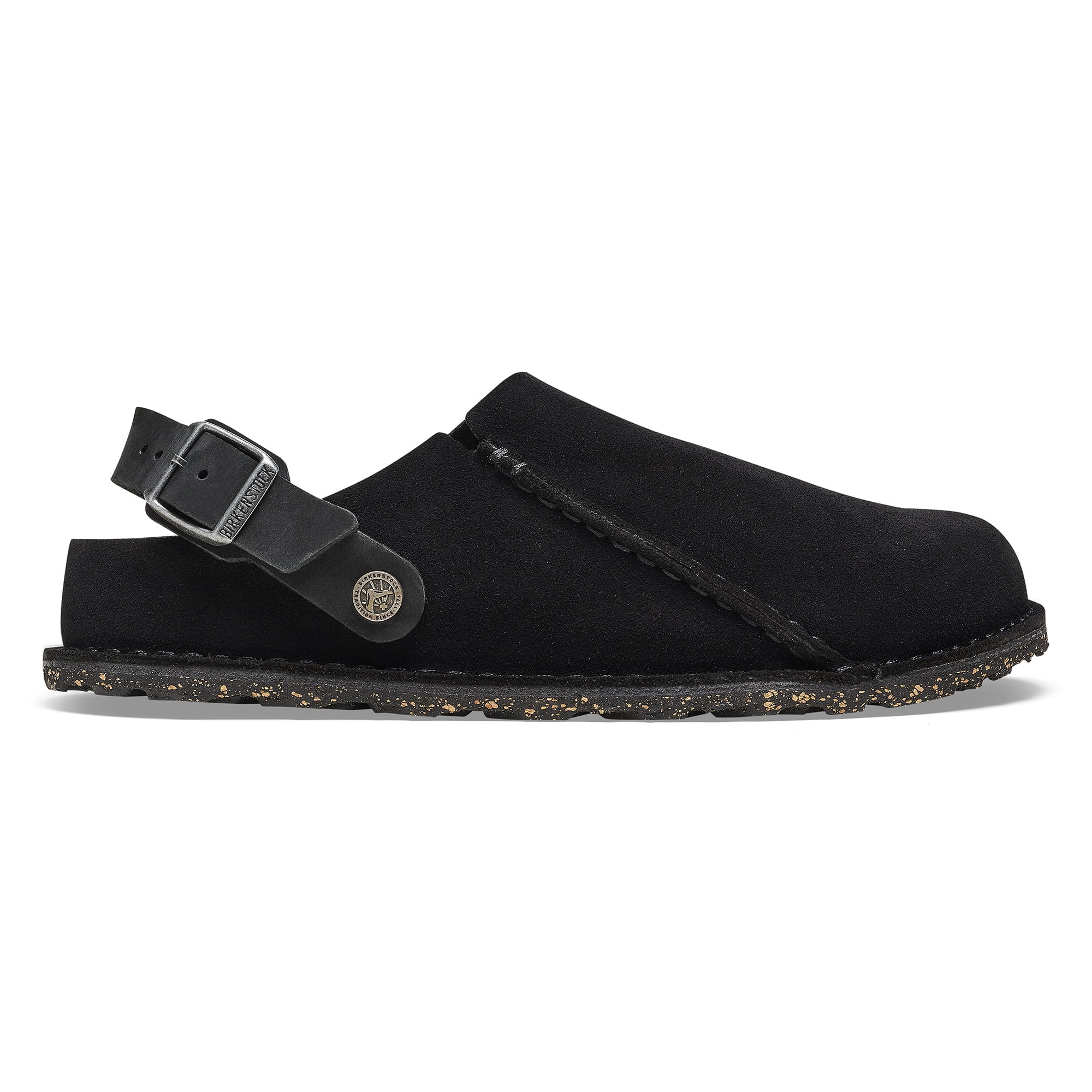 Birkenstock Lutry Premium Suede Black  1025323 Men's Size 8