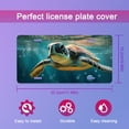 thumbnail image 3 of Smoaffly Sea Turtle License Plate Decorative Car Front, Metal Car Plate, License Plate, Vanity Tag, Aluminum Novelty License Plate for Men/Women/Boy/Girls Car 6×12 Inch, 3 of 5