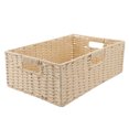 thumbnail image 4 of Yongwei Hand Woven Rattan Storage Basket - Blue, 4 of 10