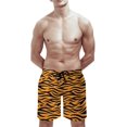 thumbnail image 3 of Men's Swim Trunks Bathing Suits Funny Tiger Print Quick Dry Board Shorts, 3 of 6
