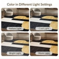 thumbnail image 7 of ODIKA 4'x6' Washable Area Rug Black White and Gold Abstract Design Modern Bold Shapes with Dynamic Brushstrokes for Home Office, Under Desk, Non-Slip Chair-Friendly, Flatwoven, 7 of 7