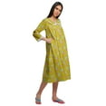 thumbnail image 3 of Moomaya Chemise de Nuit en Coton pour Femmes, Col Rond, Allaitement, 3 of 6