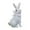 White B, variant on AYktou Easter Decorations-Rattan Bunny Easter Gifts for Kids,Spring Decor Easter Bunny Figurines Resin Ornaments for Home Farmhouse Tabletop