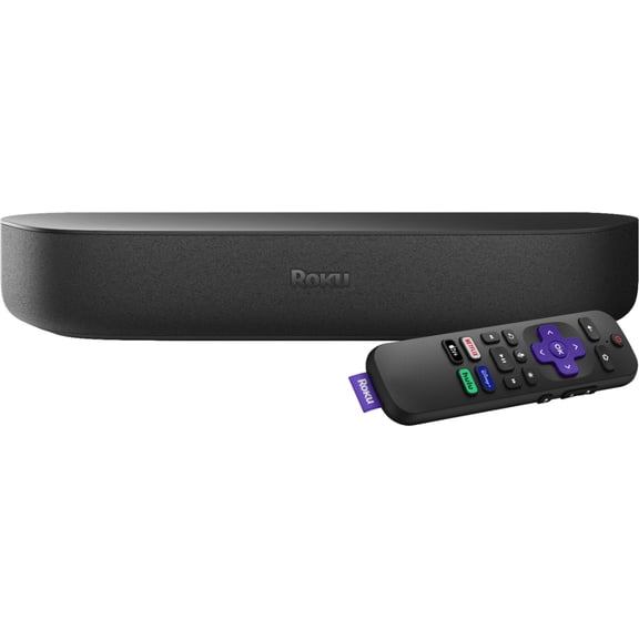 Restored Roku Streambar 4K UHD Streaming Media Players, Originals and 200 live TV channels (Refurbished)