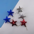 thumbnail image 6 of Harlier 36pcs 4th of July Star Ornaments for Tree - Independence Day Star Hanging Ornaments Blue Red Slivery Mini Tree Ornaments for Independence Day Labor Day Christmas Tree Decor, 6 of 7