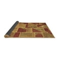 thumbnail image 2 of Ahgly Company Indoor Round Patchwork Brown Transitional Area Rugs, 5' Round, 2 of 4
