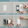 thumbnail image 5 of Smart Light Switch (Gen 2) by Deako, Single Pole, 3-Way, 4-Way, White, 5 of 12