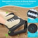 thumbnail image 2 of Reposapies Oficina, Ergonómico Reposa Pies con Rodillos de Masaje, Descansa Pies para Escritorio, 6 Alturas Ajustables Aliviar la Presión, Apto para Descalzo o con Zapatos, Fácil de Limpiar, 2 of 6