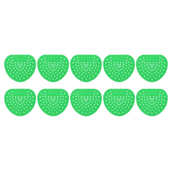 Desodorante de pantalla de urinario de 10 piezas, pastillas de urinario con aroma a jazmín, verde