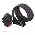 thumbnail image 4 of Candado De Bicicleta Cerraduras de cable de alambre de acero con candado de seguridad de soporte para M365/Pro2/Ninebot ES2/F30 Ndcxsfigh Accesorios para bicicletas, 4 of 4