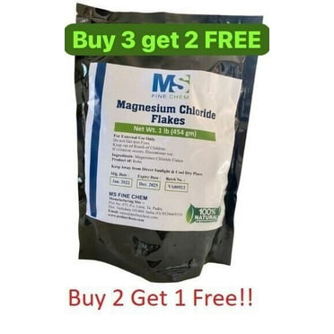 Magnesium Chloride Flakes - Bath Salt - 1LB