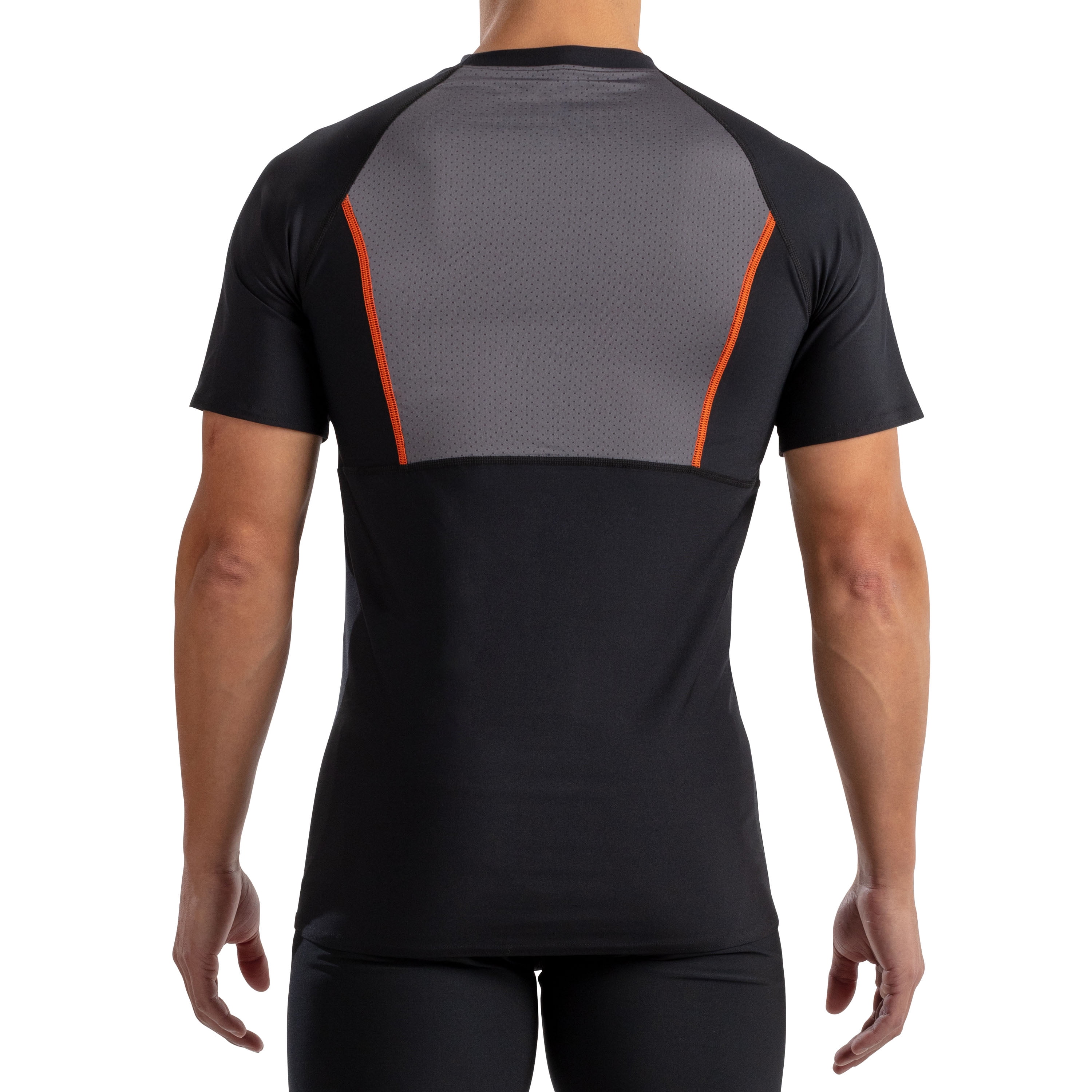 Shock Doctor Sport Short Sleeve Compression Top, Black, Adult Small, Unisex