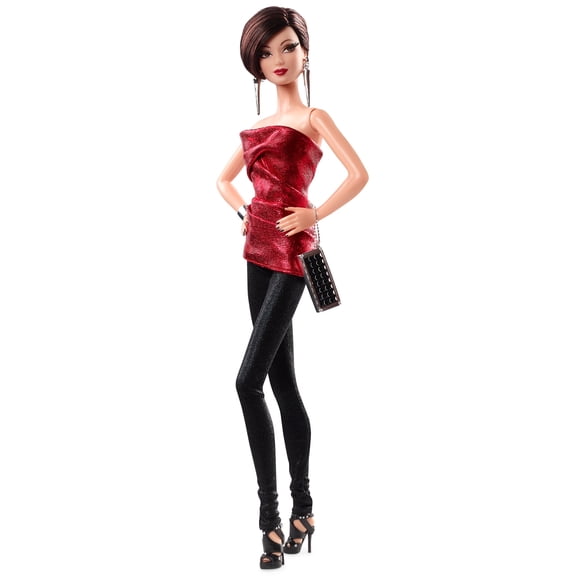 Barbie: The Look City Shine Brunette Doll
