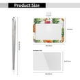 thumbnail image 3 of Zufioo Hawaiian Pineappl Print Work Badge Protective Case, Waterproof Lanyard, Badge Transparent Clip, Suitable for Induction Card Badge Swipe Credit Card, 3 of 7