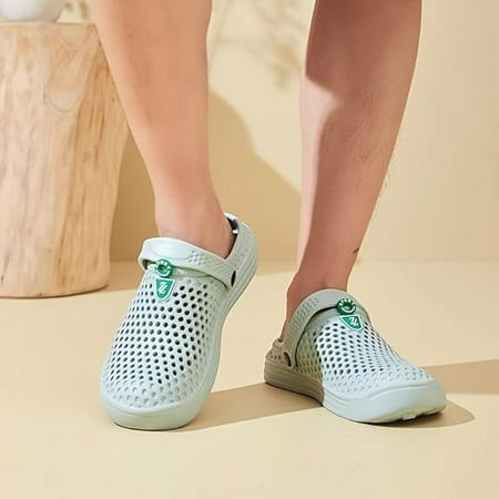 Men s Clogs  Slip-on Closed Toe Sandals  Soft Sole Walking Shoes  Outdoor Garden Shoe Beach Sandals Quick Drying Sandals-45
