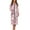 Butterfly Cherry Blossom Pink, variant on FOR U DESIGNS Rose Branch Pattern House Dresses for Women Soft Long Sleeve House Dresses for Older Women Comfortable Zipper Dusters Robe Nightgowns for Woman, XL