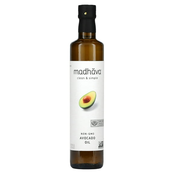 Madhava Clean & Simple, Avocado Oil, 16.9 fl oz (500 ml)