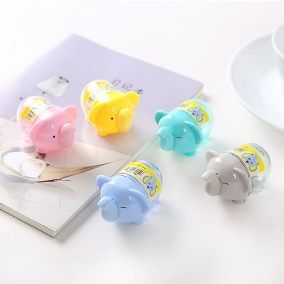 Creative Cartoon Animal Pencil Sharpener, Cute Manual Sharpener, Eyebrow Pencil, Small Pencil Sharpener, Gift Cl Long Nosed Elephant office supplies, Cartoon Animal Pencil Sharpener * 1