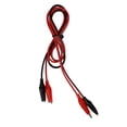 thumbnail image 1 of 10 Cables de Prueba con Pinza de Cocodrilo de Doble Extremo Material de PVC de Cobre Rojo Resorte Fuerte Seguro y Confiable Aplicable para Carga de Batería, 1 of 8