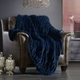 thumbnail image 3 of Leone Throw Blanket Cozy Super Soft Ultra Plush Decorative Shaggy Faux Fur, 3 of 6